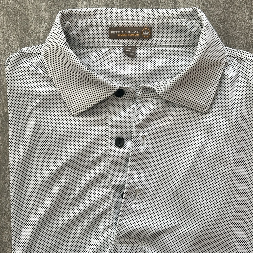 EUC Peter Millar Daybreak Summer Comfort Polo Medium